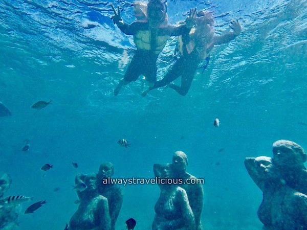 ▲印尼The Nest48个真人大小的海底雕像。（图／Alwaystravelicious Travel & Food 美食旅咖提供）