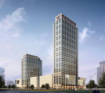 武汉汉口泛海喜来登酒店，外景效果图